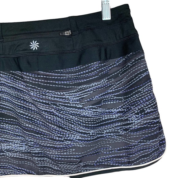 Athleta Ramp It Up Skort Black Grey Running Active Women’s 6 - Picture 7 of 12